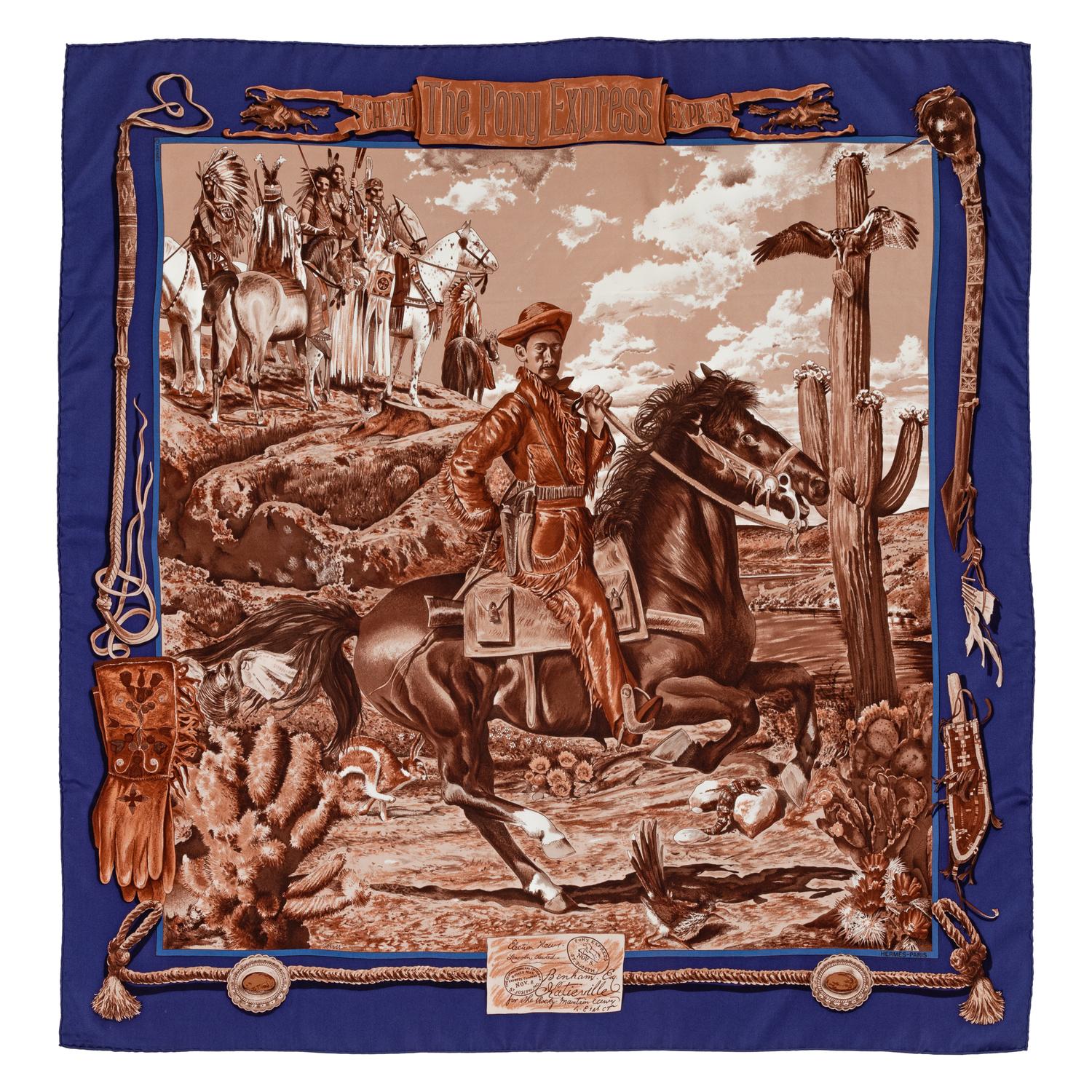 Hermès 90cm Silk Scarf