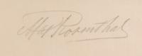 (LINCOLN, ABRAHAM) ROSENTHAL, MAX. Portrait etching of Lincoln. Philadelphia, 1908. Signed by the artist. With 2 others.