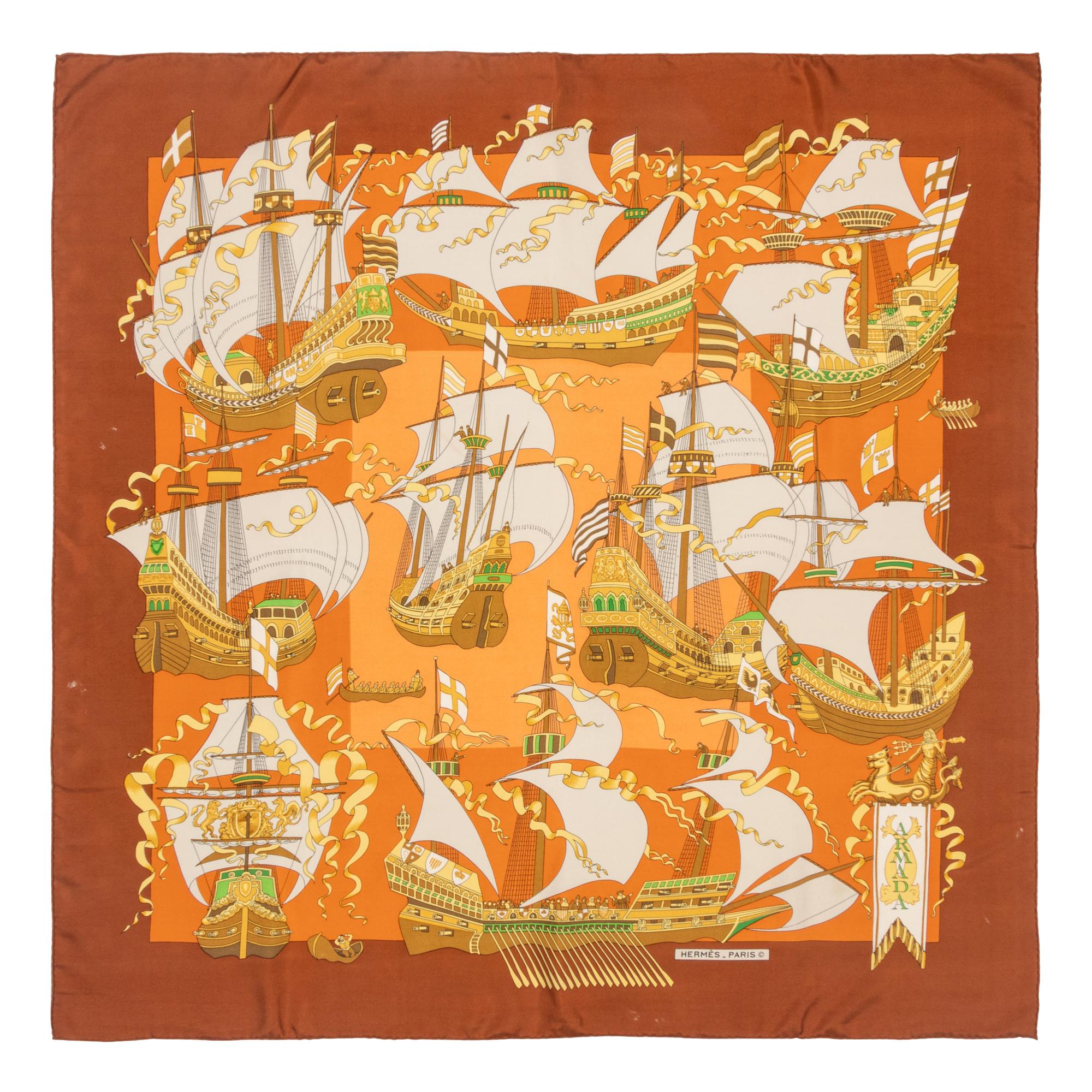 Three Hermès Scarves