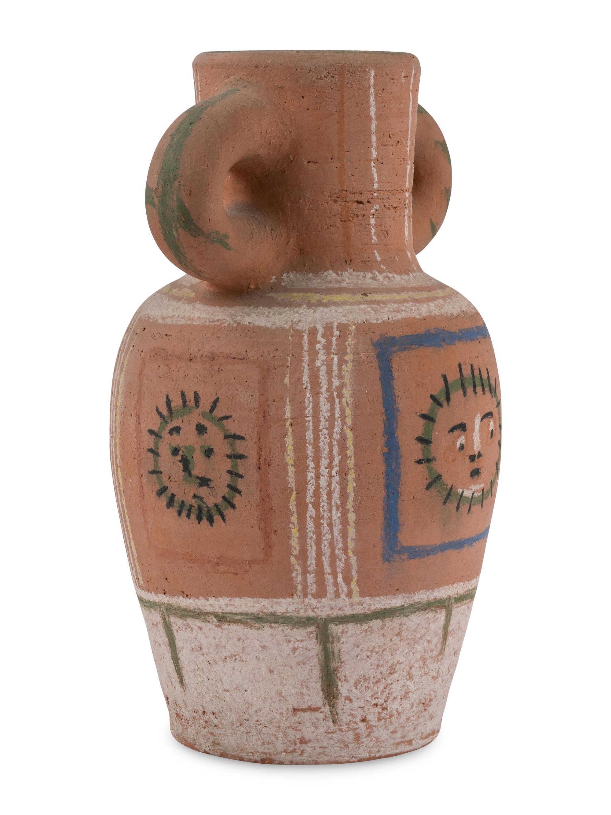 Vase au décor pastel (A.R. 190), 1953