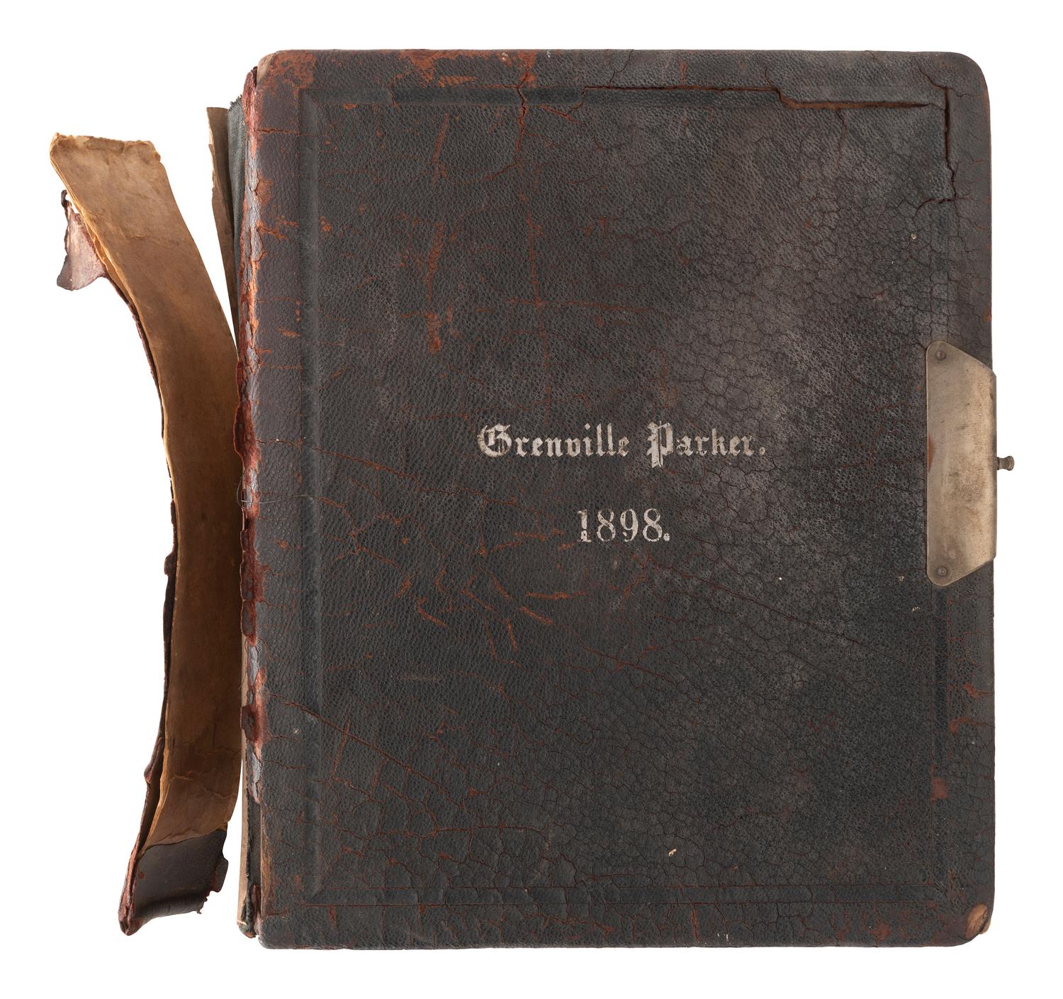 [EDUCATION]. Yale University Skull & Bones photographic album incl. African American man "Williams."