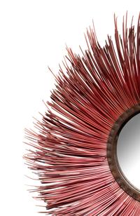 A Contemporary Faux Quill Mirror