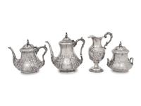 An American Coin Silver Four-Piece Tea and Coffee Service