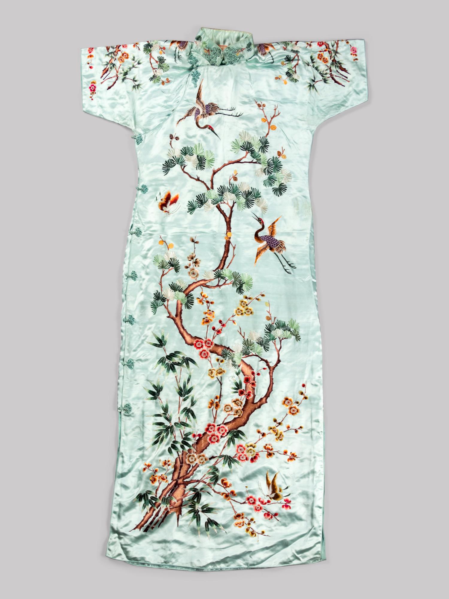 Three Chinese Silk Ladies' Cheongsam, Qipao