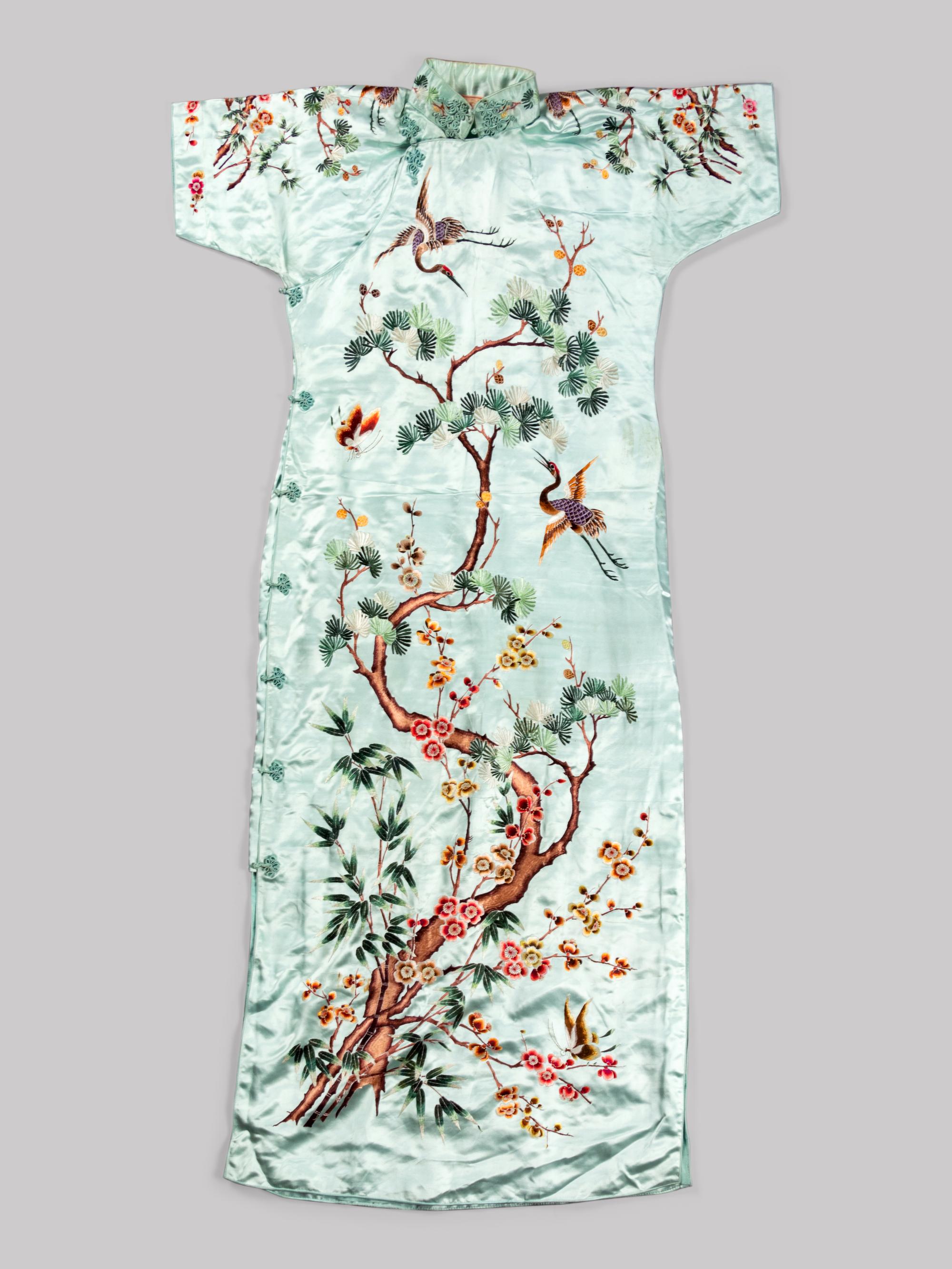 Three Chinese Silk Ladies' Cheongsam, Qipao