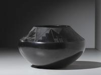 Blackware Pottery Jar 1923-1925
