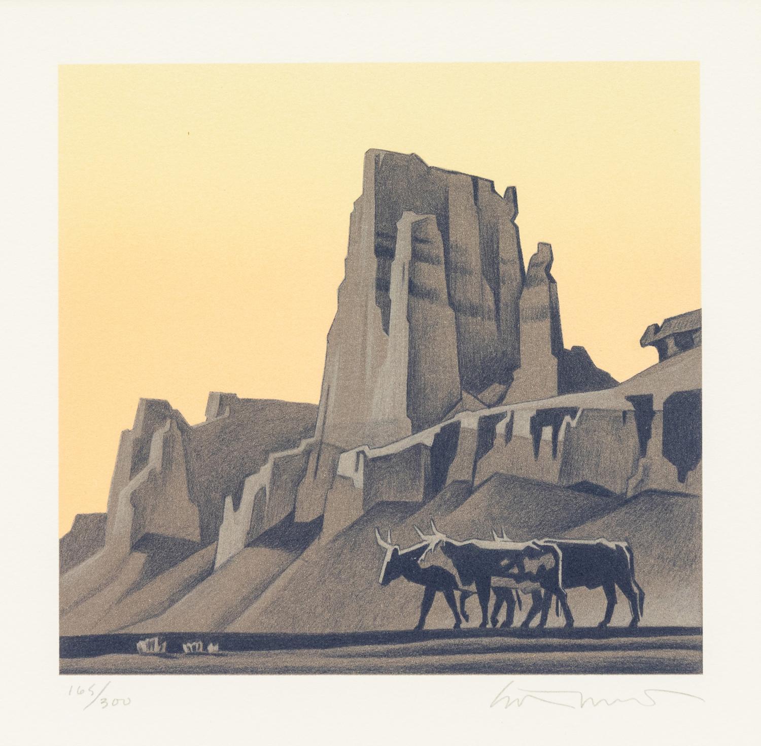 Back Canyon Cattle , edition 165/300