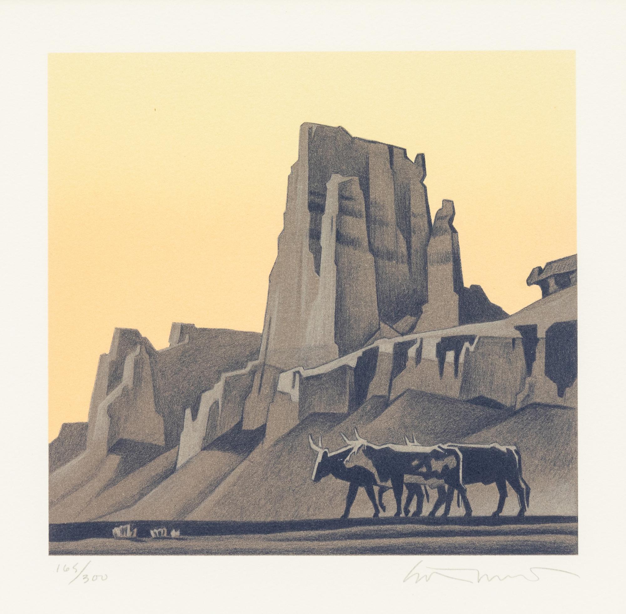 Back Canyon Cattle , edition 165/300
