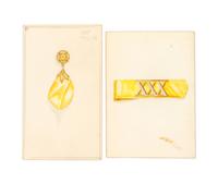 A Binder of Jewelry Renderings,