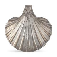 A Sterling Silver Shell-Form Candy Dish, Gorham Mfg. Co., Providence, RI, Date Mark for 1869