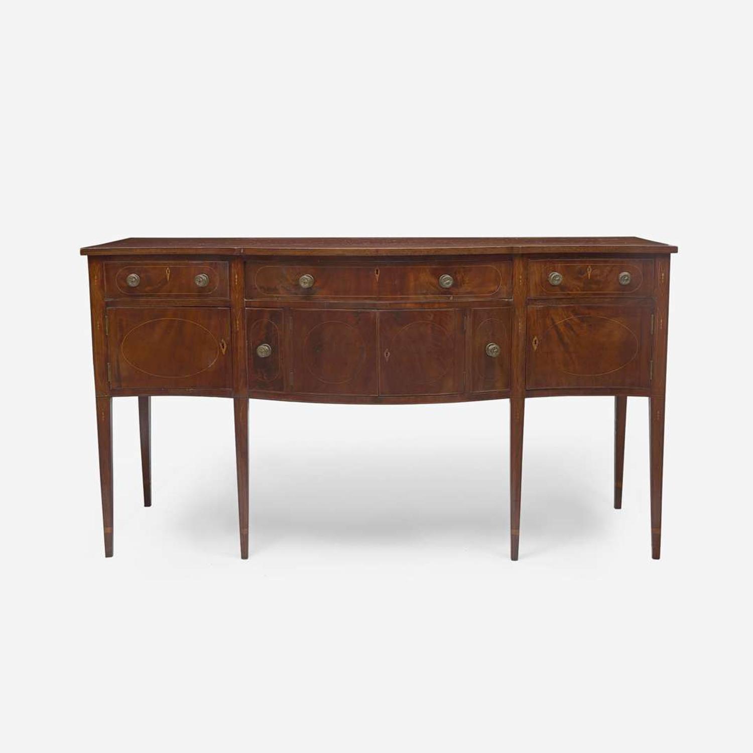 A Federal inlaid mahogany sideboard Mid-Atlantic States, circa 1800
