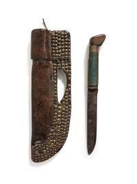 Northern Plains Tacked Knife Sheath, with Knife