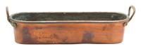 A Vintage Copper and Steel Fish Poacher Length 24 1/4 inches. — 19TH CENTURY