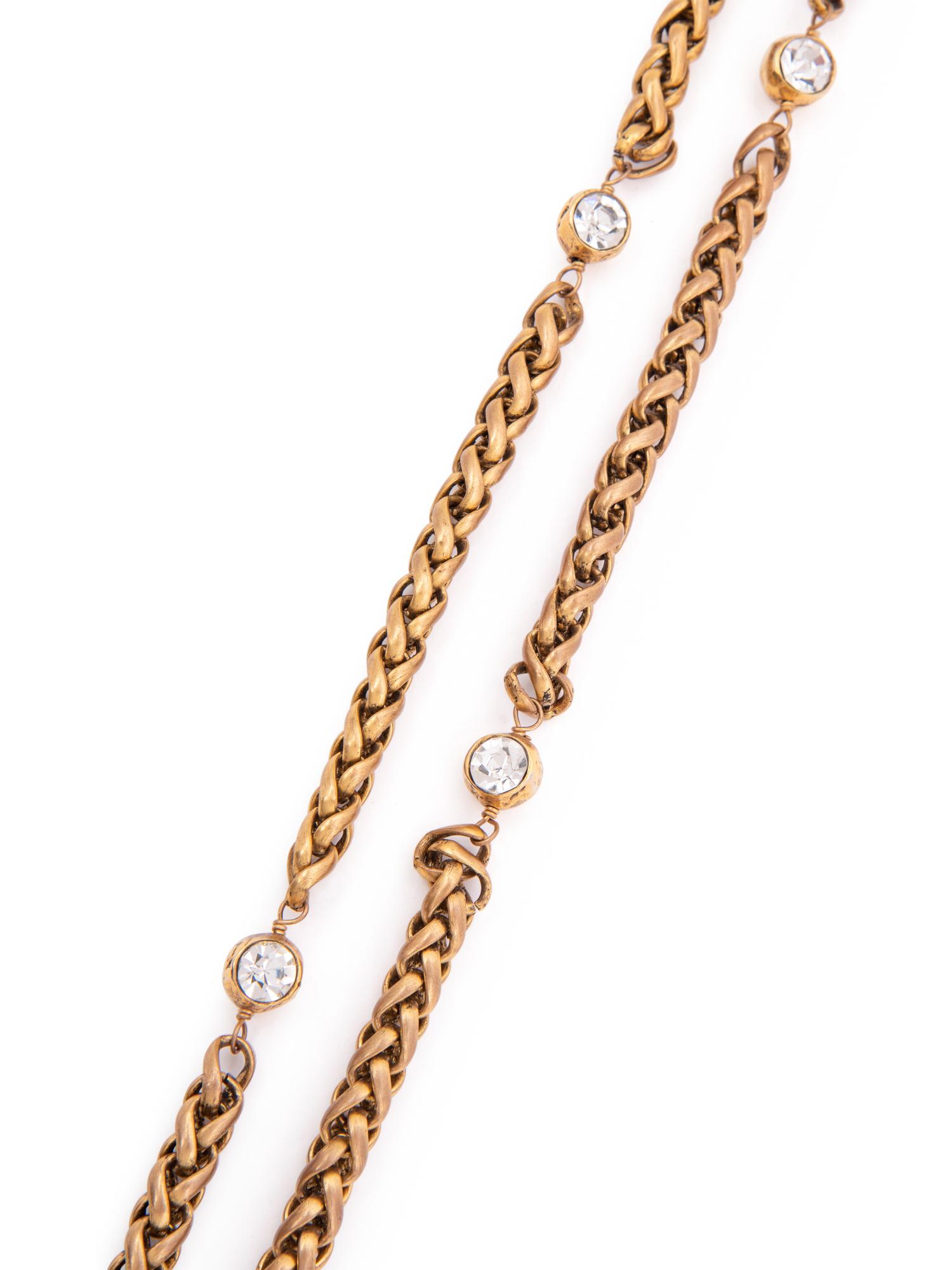 Chanel Braid Chain Necklace, 1980s
