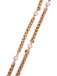 Chanel Braid Chain Necklace, 1980s