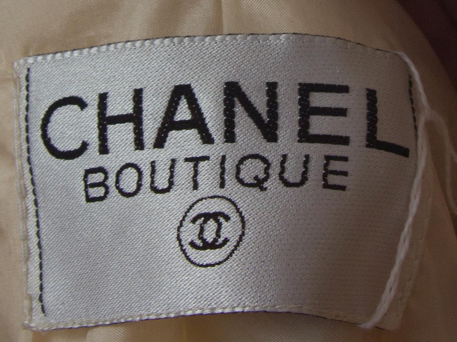 A Chanel Cream Wool Tweed Suit,