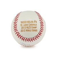 A Yadier Molina Single Signed Autograph Baseball (Steiner Hologram)