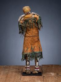 Cheyenne Beaded Hide Doll
