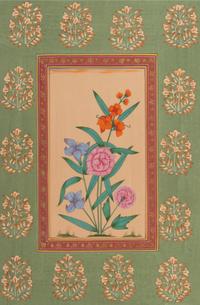 A Group of Four Illuminated Manuscripts Height of each 13 x width 8 3/4 inches.