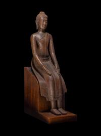 A Thai Bronze Figure of Seated Buddha