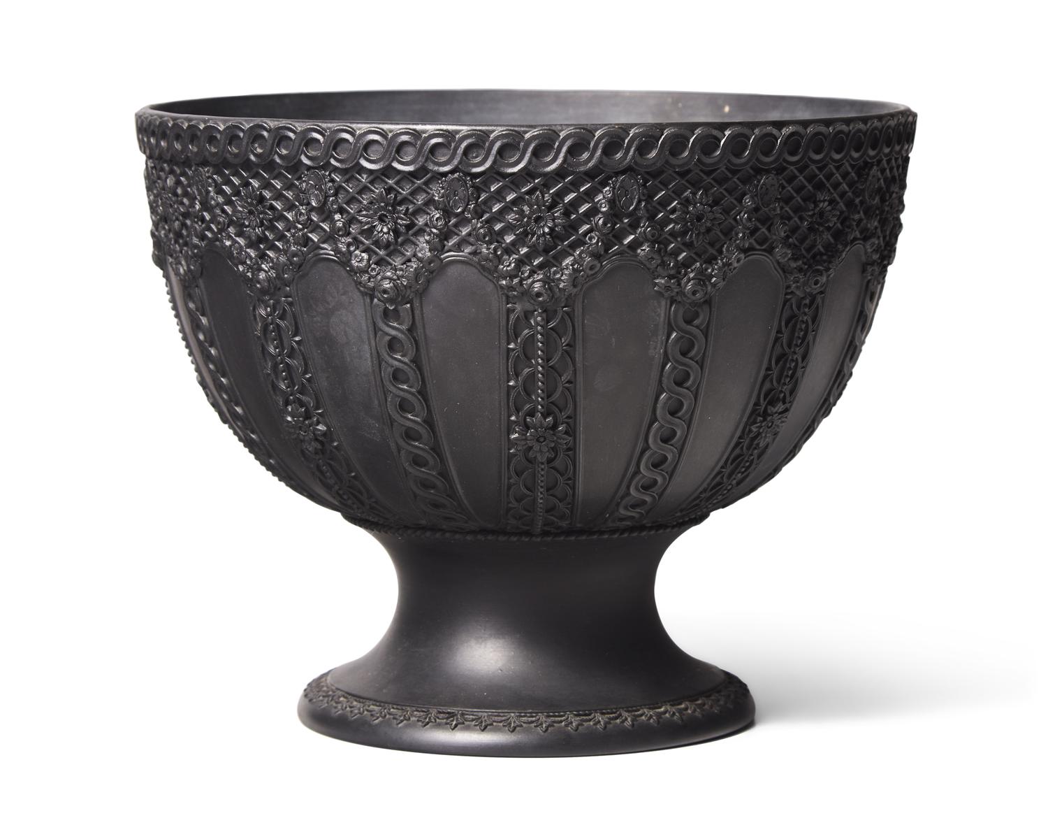 A Wedgwood Black Basalt Centerpiece Bowl