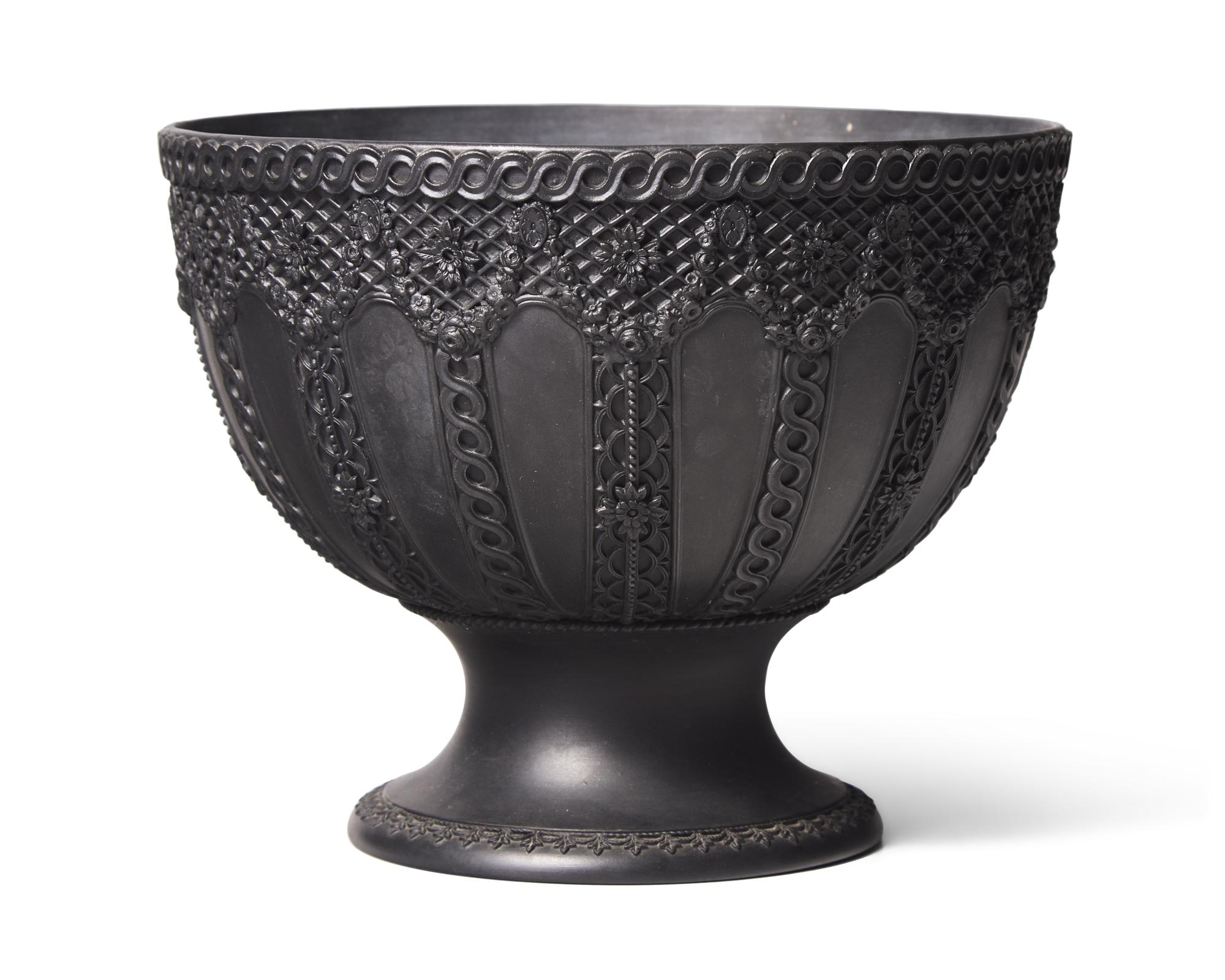 A Wedgwood Black Basalt Centerpiece Bowl