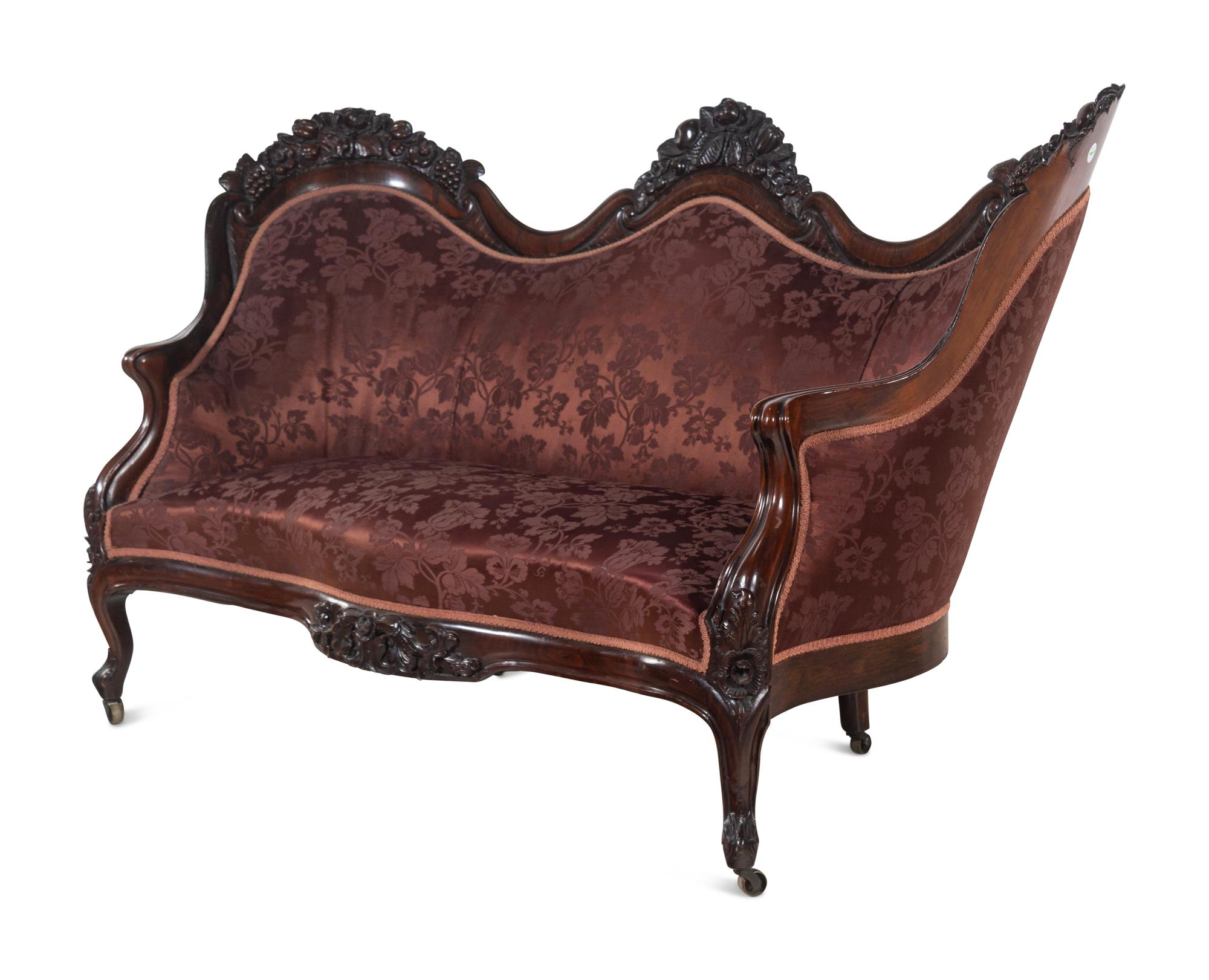 A John Henry Belter Four-Piece Parlor Suite