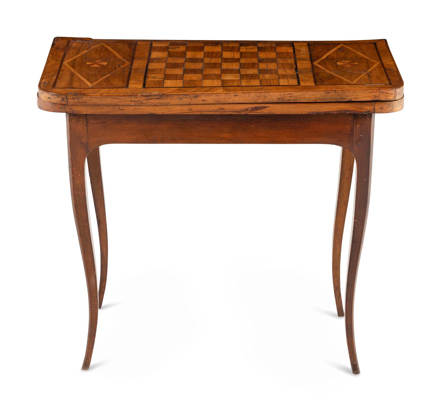 A French Provincial Fruitwood Game Table