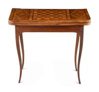 A French Provincial Fruitwood Game Table