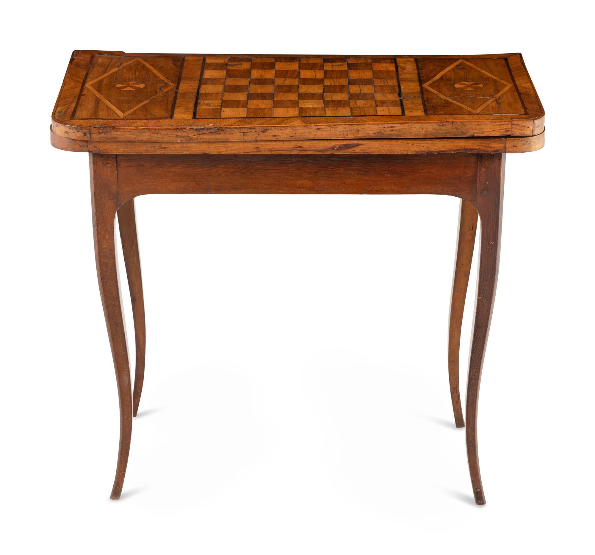 A French Provincial Fruitwood Game Table