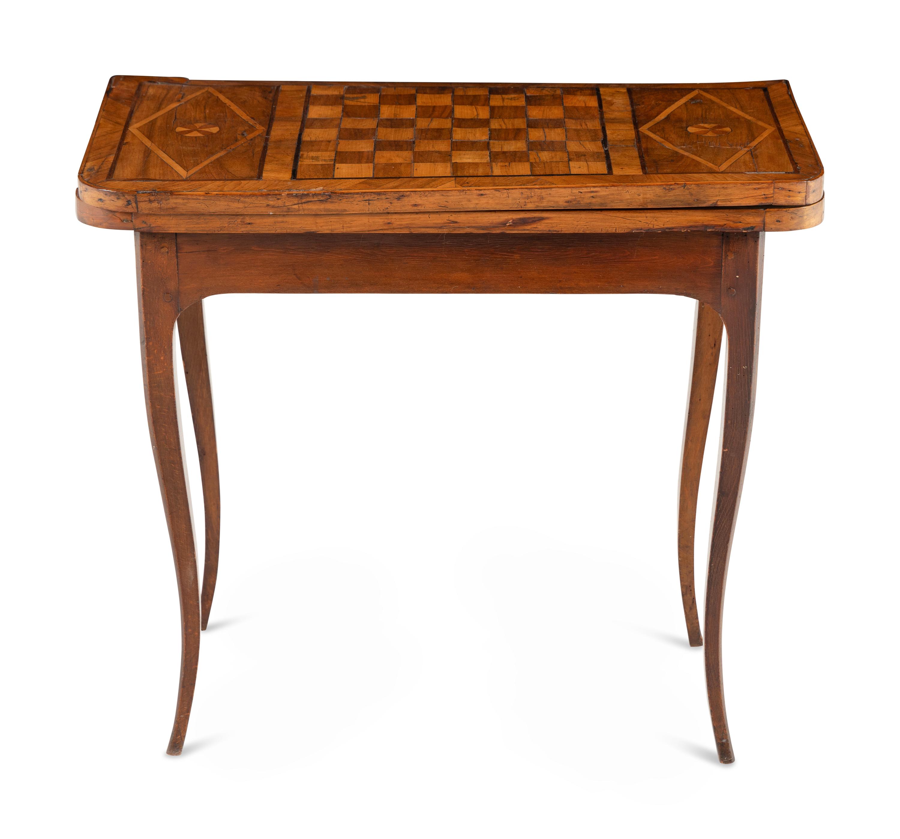 A French Provincial Fruitwood Game Table