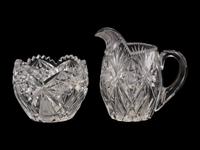 A Group of American Cut Glass Table Articles