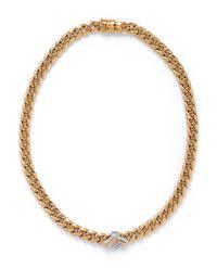 CARTIER, YELLOW GOLD AND DIAMOND NECKLACE