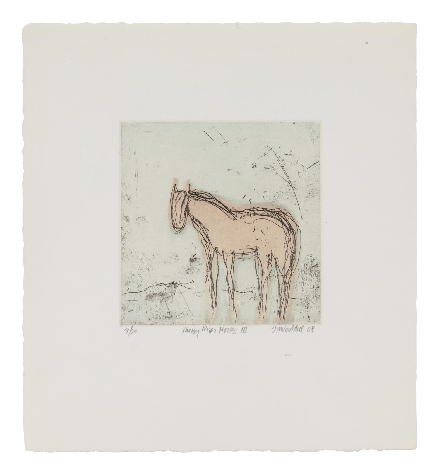 Four Works: Ruby River Horses II, edition 8/20, Ruby River Horses III, edition 9/20, Ruby River Horses IV, edition 8/20, and Ruby River Horses V , edition 8/20, 2008