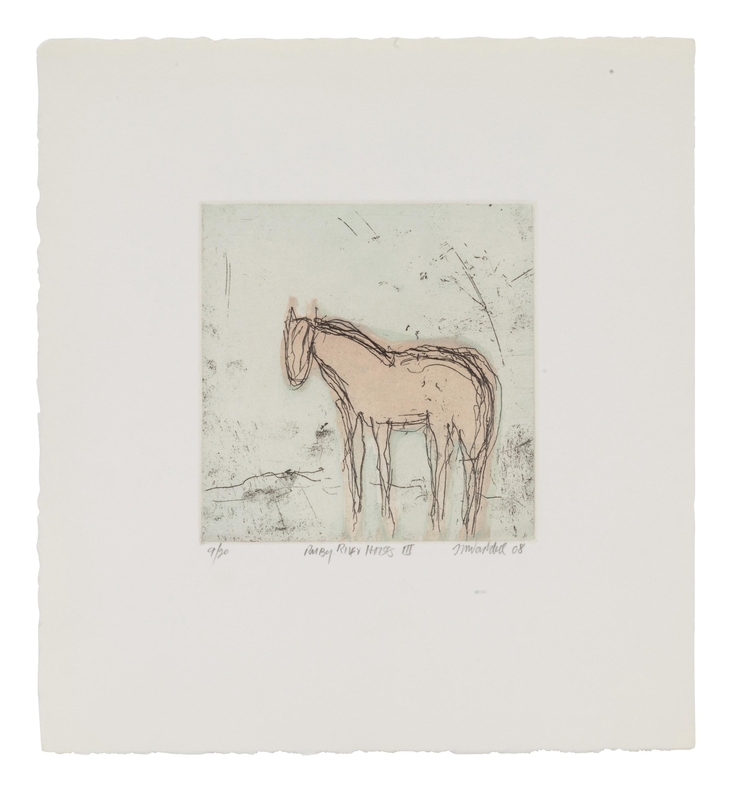 Four Works: Ruby River Horses II, edition 8/20, Ruby River Horses III, edition 9/20, Ruby River Horses IV, edition 8/20, and Ruby River Horses V , edition 8/20, 2008