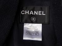 CHANEL, NAVY BOUCLÉ TWEED JACKET