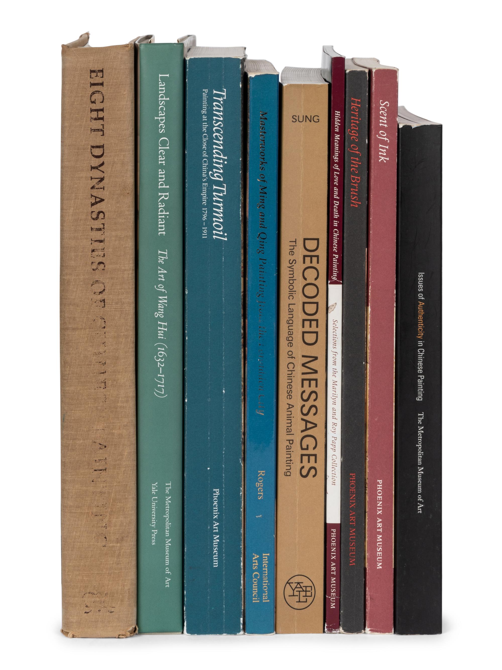 [CHINESE PAINTINGS] A group of reference works about Chinese Paintings, comprising: