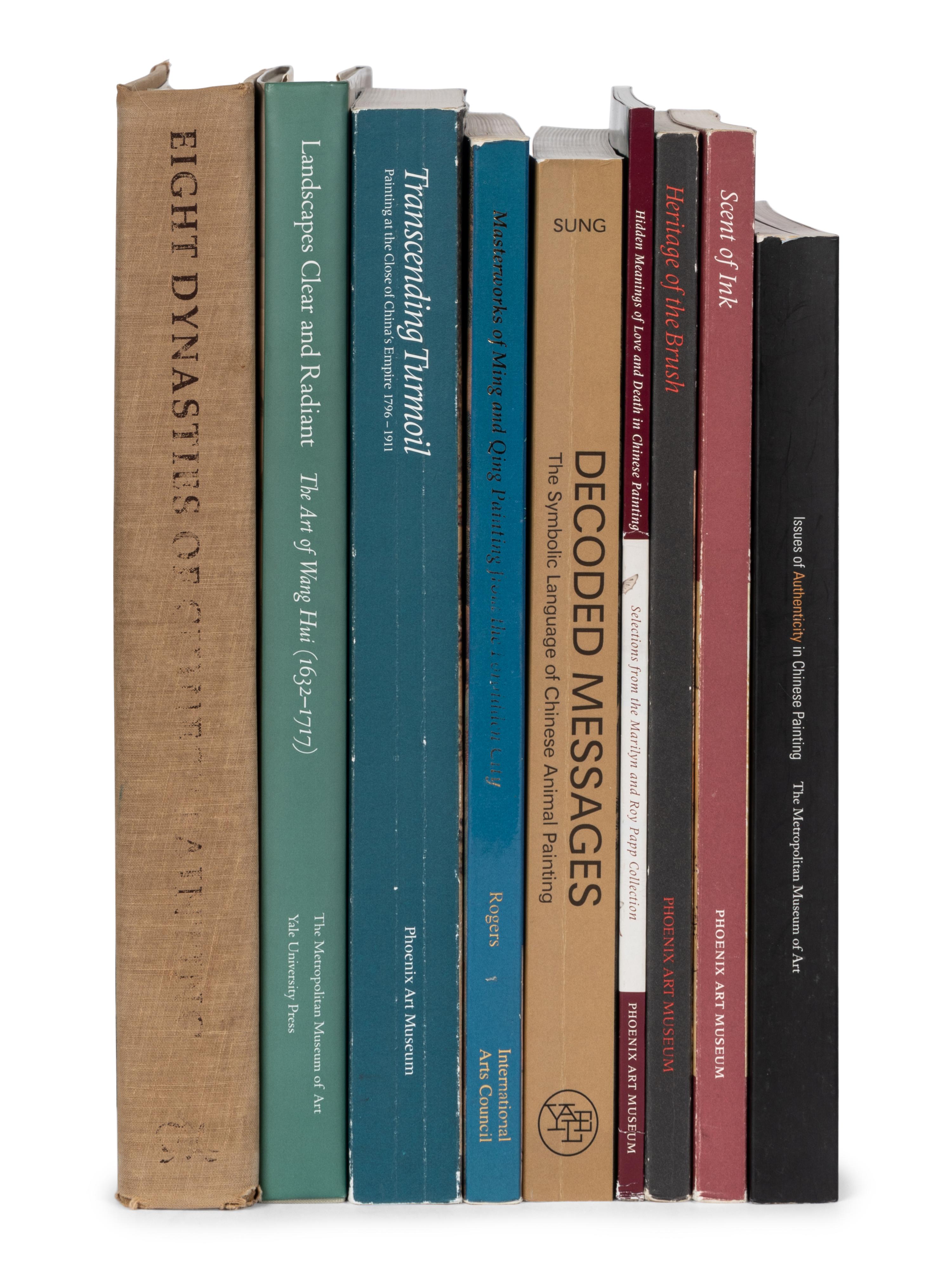 [CHINESE PAINTINGS] A group of reference works about Chinese Paintings, comprising: