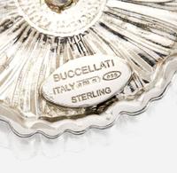 A Buccellati Sterling Silver, Vermeil, and Colored Diamond Cuff Bracelet Daisy