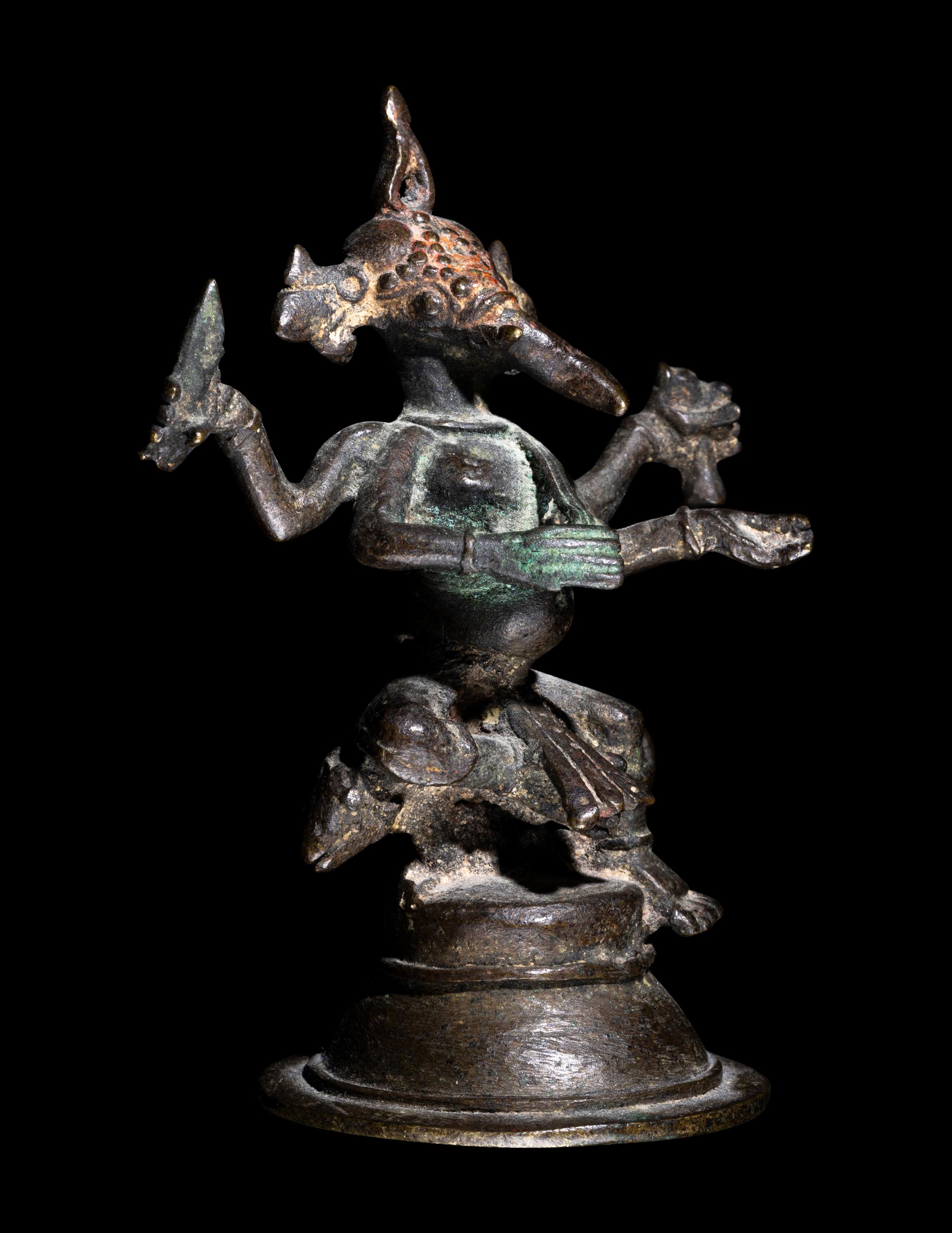 An Indian Bronze Figure of Ganesha
