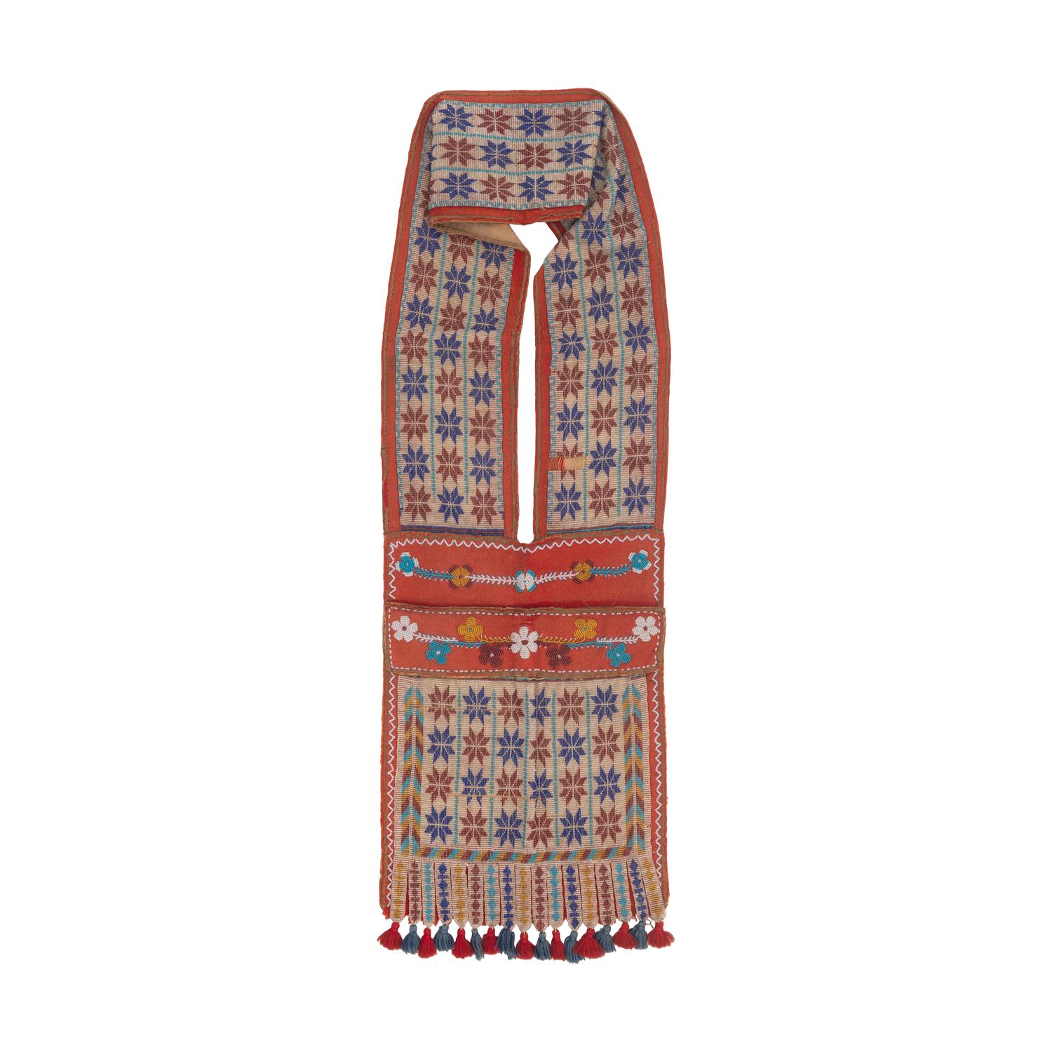 Potawatomi Loom Beaded Bandolier Bag