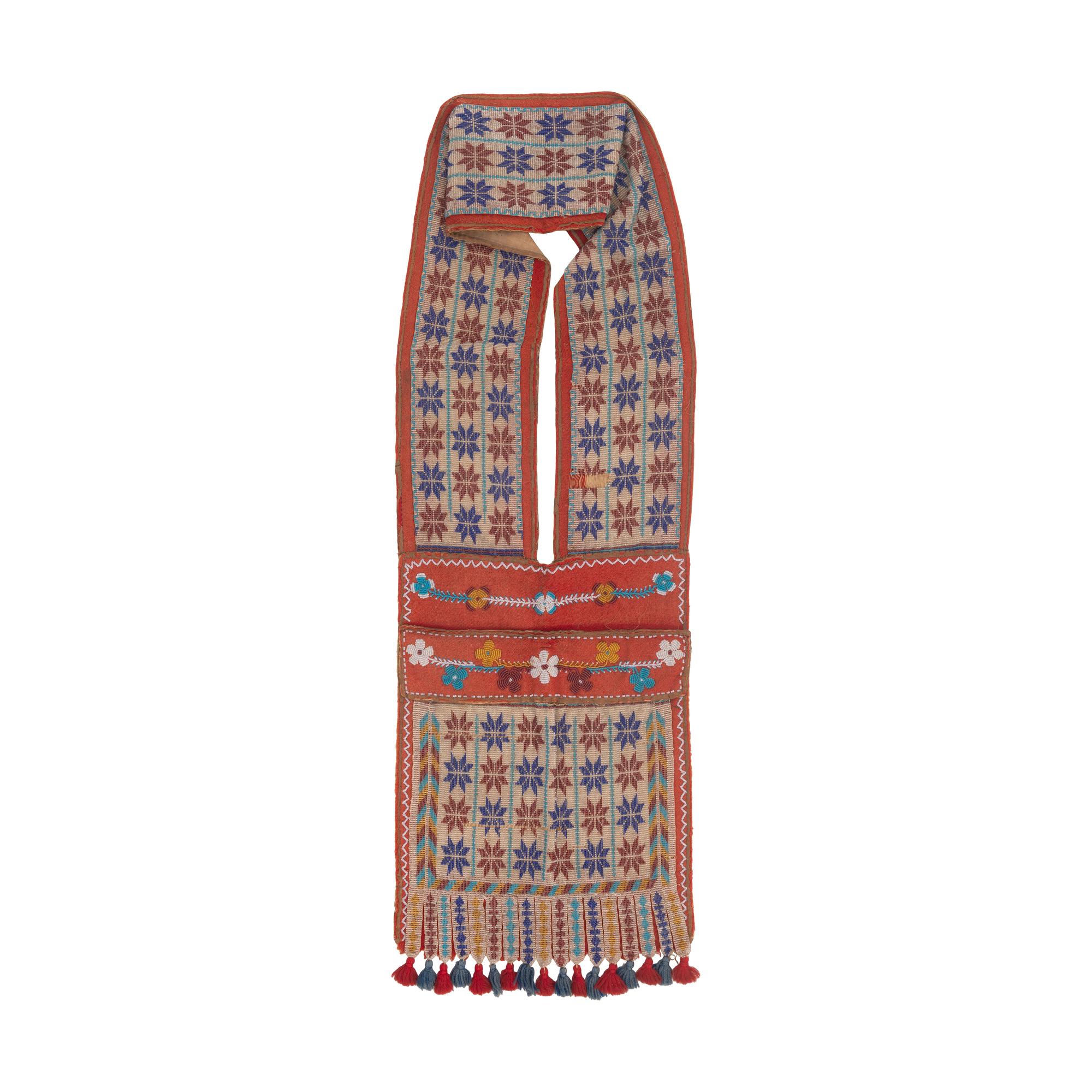 Potawatomi Loom Beaded Bandolier Bag