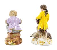 A Meissen Porcelain Group of Boys