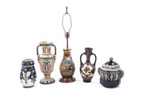 Five Continental Ceramic Articles