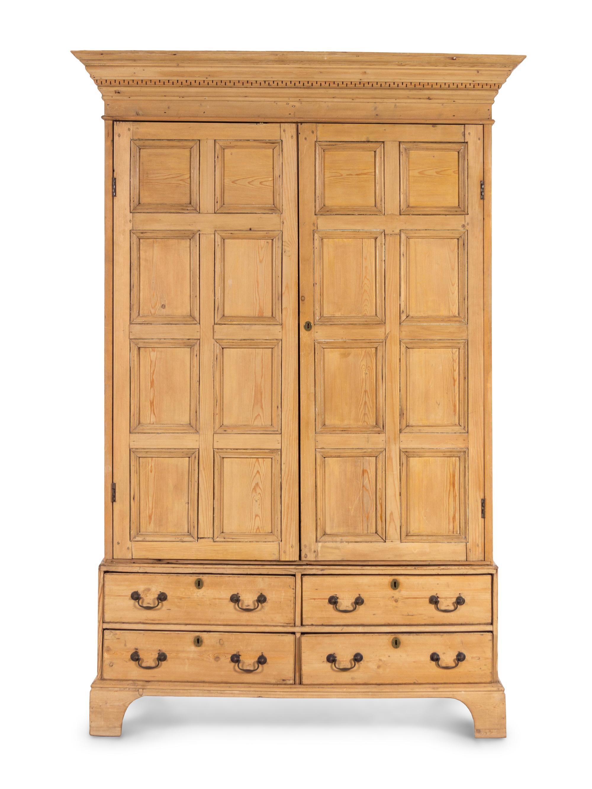 A Continental Pine Cabinet