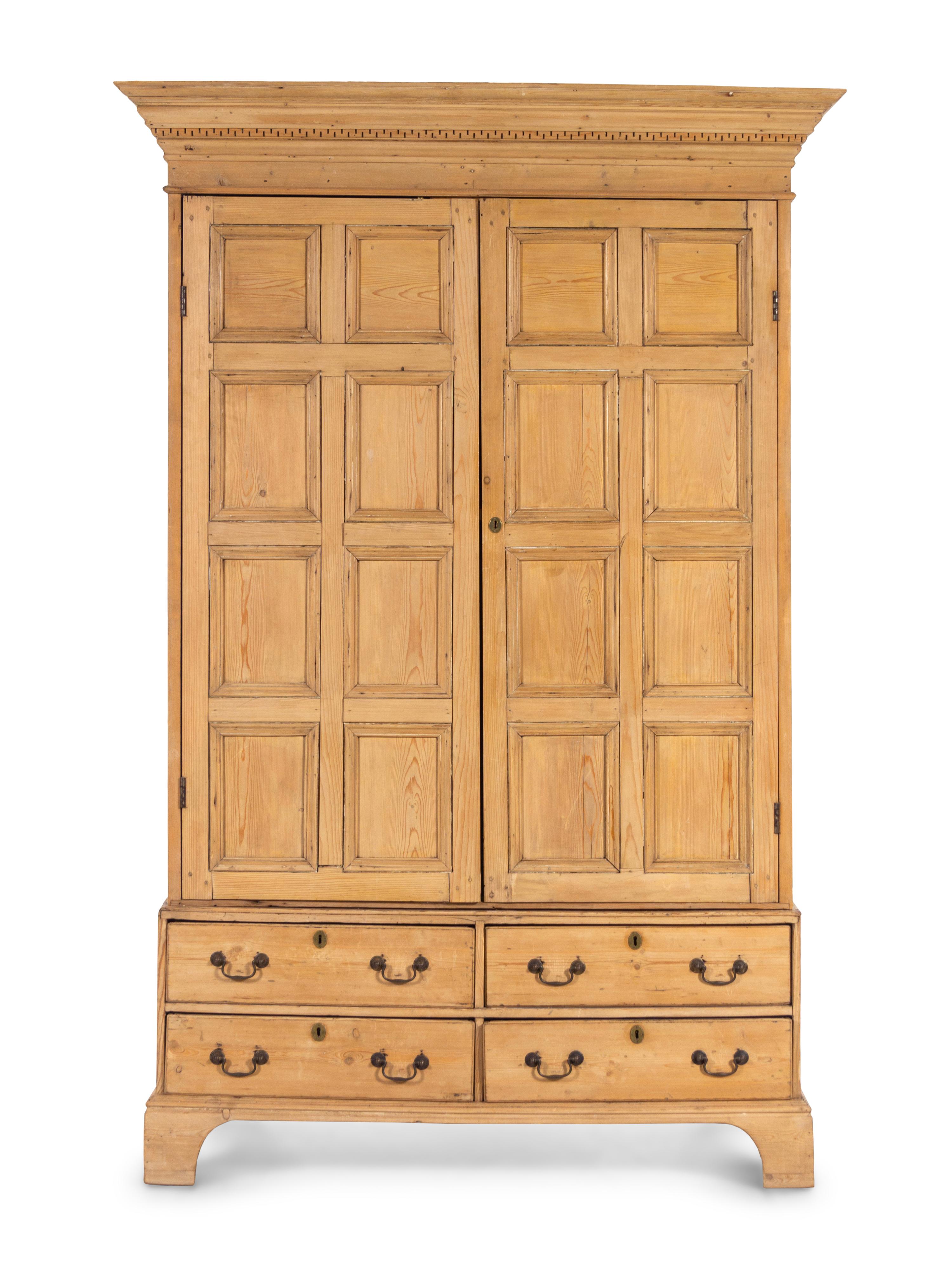 A Continental Pine Cabinet