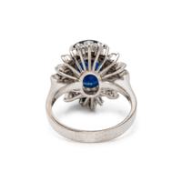 SAPPHIRE AND DIAMOND AND BRACELET AND RING