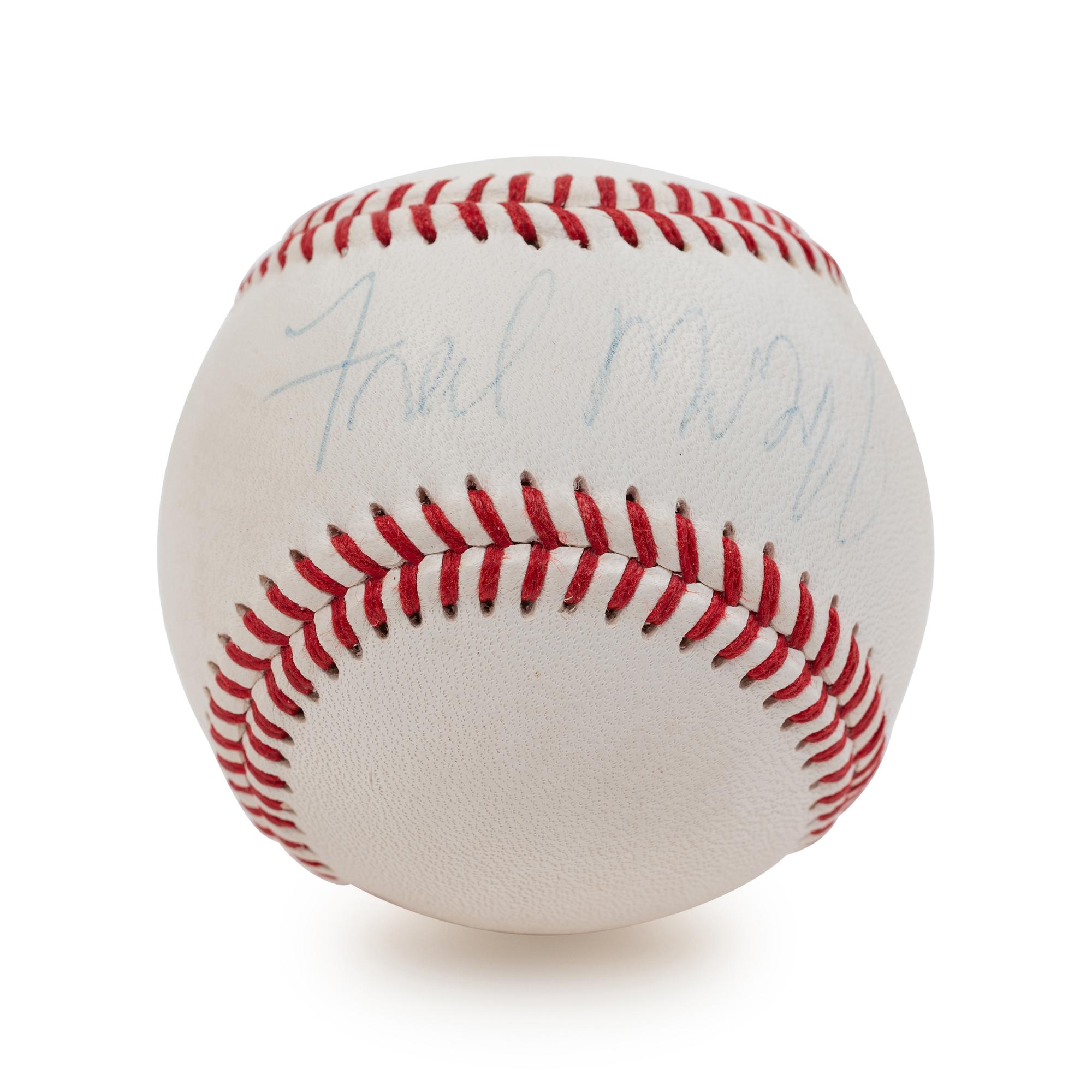 A Group of Nine Baseball Hall of Fame and Notables Signed Autograph Items (BAS Beckett Authentication Services Certified),