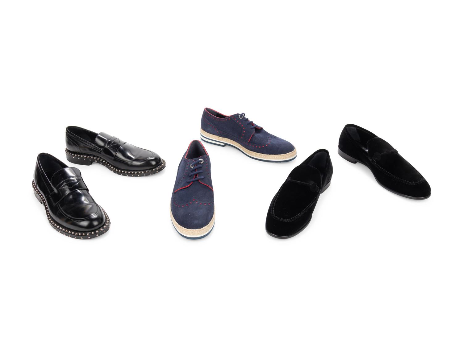 Five Pairs of Men's Designer Shoes, c. 2017 — BNY 243, 246, 245