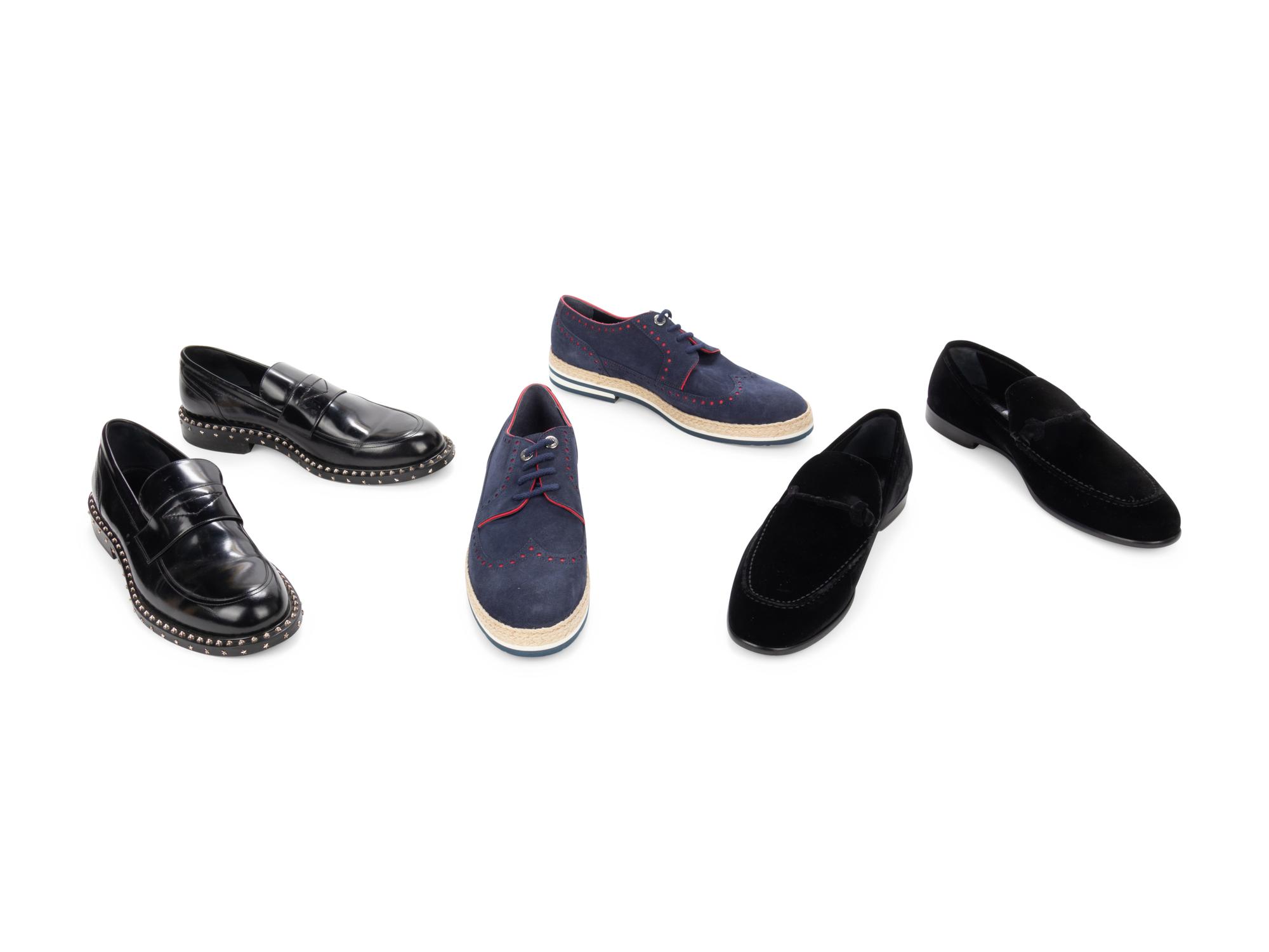 Five Pairs of Men's Designer Shoes, c. 2017 — BNY 243, 246, 245